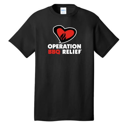  Extended Black T Shirt - OBR Vertical Primary Mark