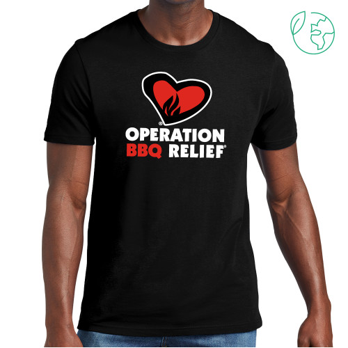  Allmade Black Organic Cotton Tee - OBR Vertical Primary Mark