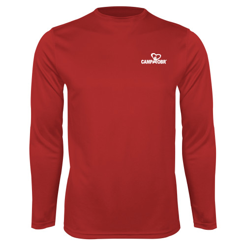  Red Performance Long Sleeve Shirt - Camp OBR