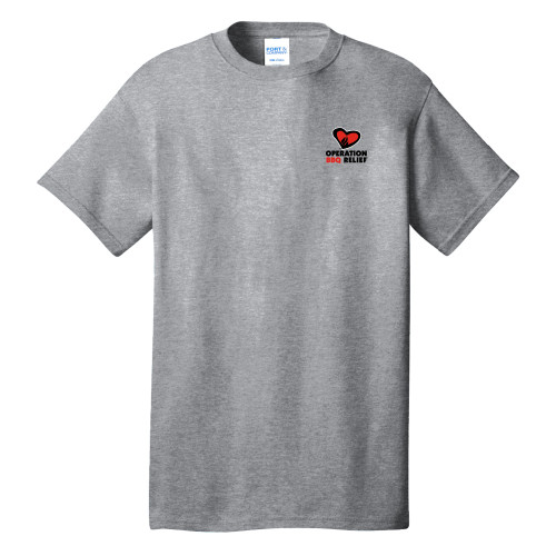  Extended Athletic Heather T Shirt - OBR Vertical Primary Mark