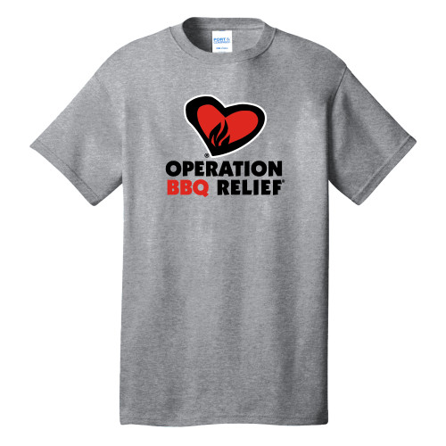  Extended Athletic Heather T Shirt - OBR Vertical Primary Mark