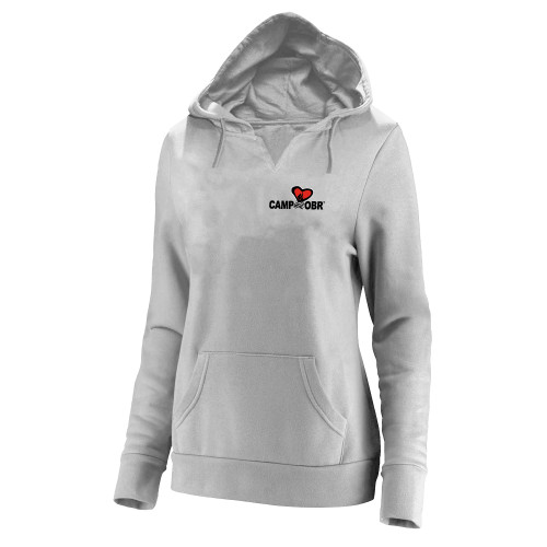 Womens Plus Heather Grey Hoodie - Camp OBR