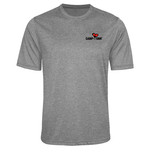  Grey Heather Performance Contender Tee - Camp OBR