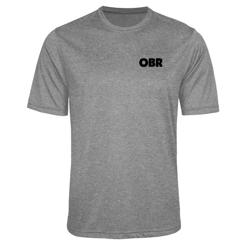  Grey Heather Performance Contender Tee - OBR Mark