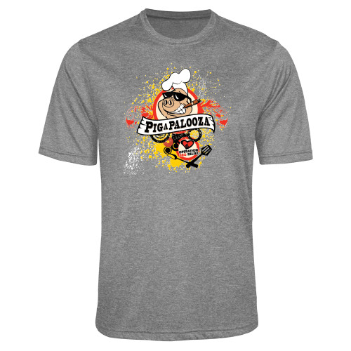  Grey Heather Performance Contender Tee - OBR Pigapalooza
