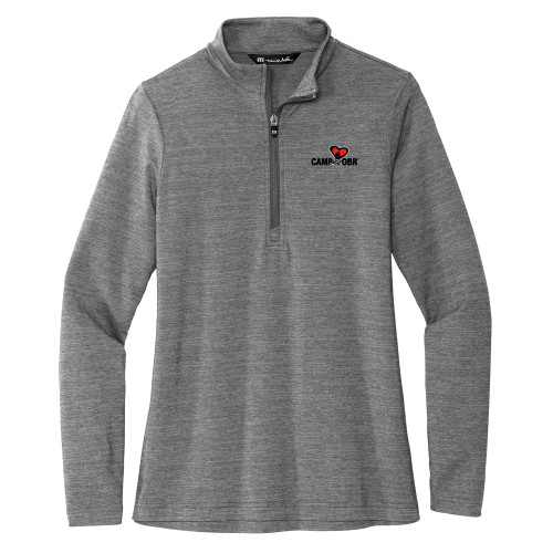  TravisMathew Womens Grey Crestview 1/4 Zip - Camp OBR