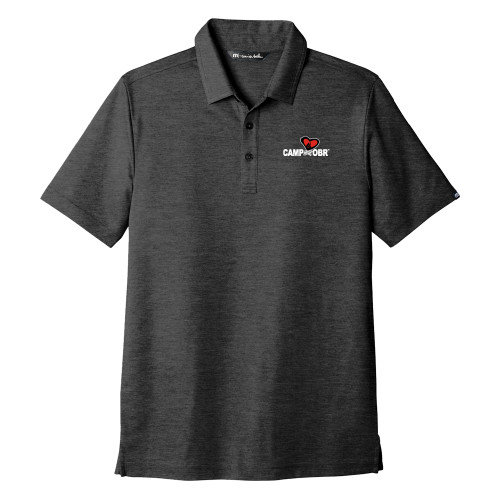  TravisMathew Black Oceanside Heather Polo - Camp OBR