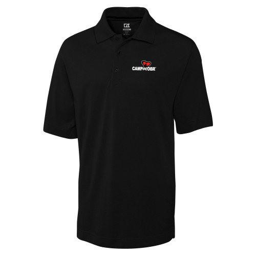  C&B Black Advantage TriBlend Pique Polo - Camp OBR