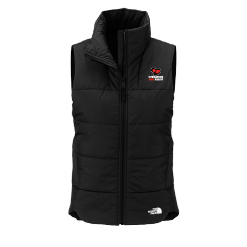  The North Face Womens Black Everyday Insulated Vest - OBR Vertical Primary Mark