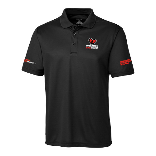 C&B Black Clique Ice Pique Polo - OBR Vertical Primary Mark