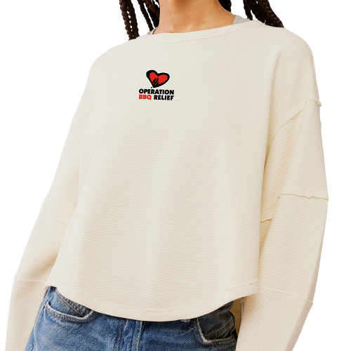  Free People Womens Tea Total Eclipse Crew - OBR Vertical Primary Mark