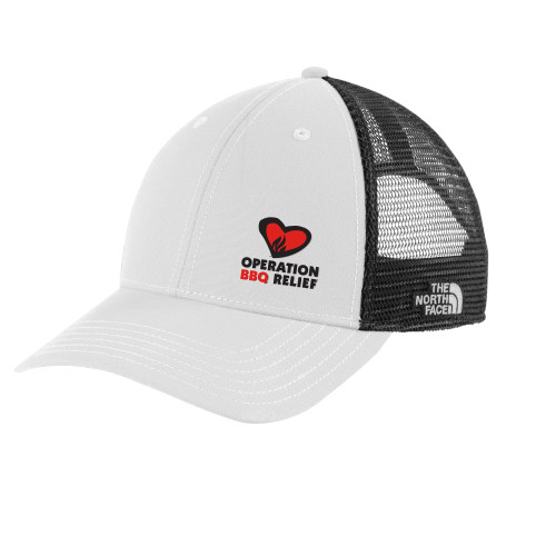  The North Face Vintage White/Grey Ultimate Trucker Hat - OBR Vertical Primary Mark