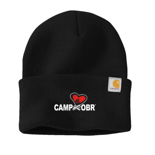  Carhartt Black Knit Beanie w/Cuff - Camp OBR