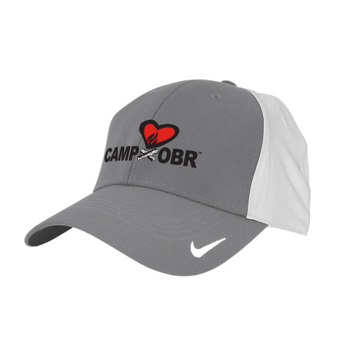  Nike Charcoal/White Swoosh Legacy 91 Hat - Camp OBR