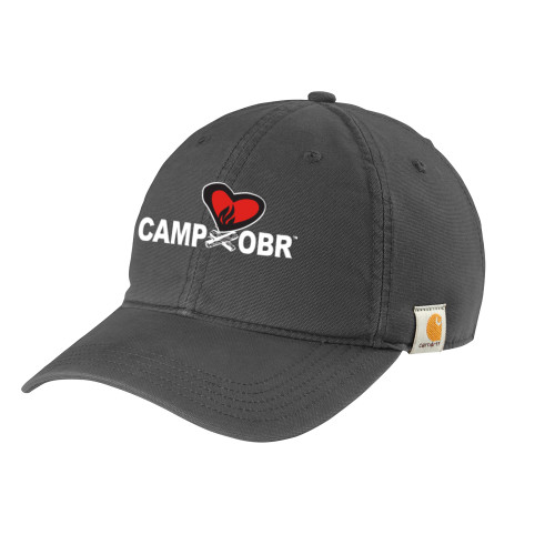  Carhartt Charcoal Cotton Adjustable Canvas Hat - Camp OBR