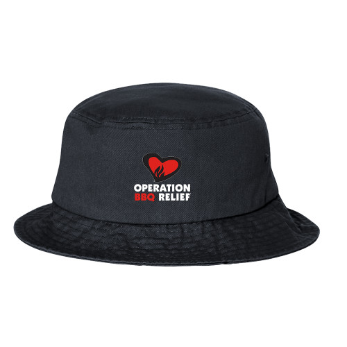  Sportsman Black Bucket Hat - OBR Vertical Primary Mark