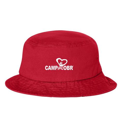  Sportsman Red Bucket Hat - Camp OBR