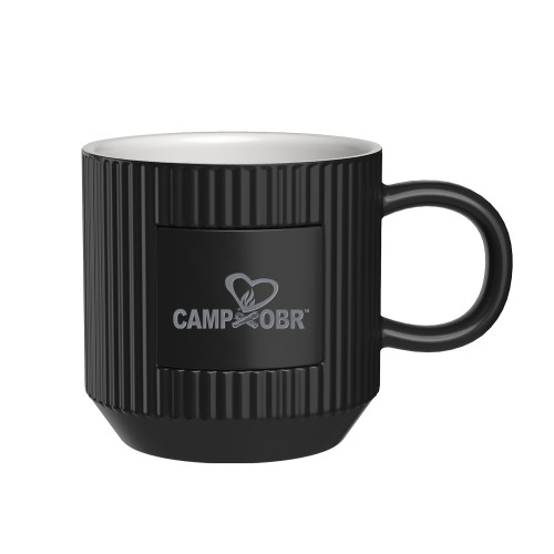  First Light Black Ceramic Mug - Camp OBREngraved