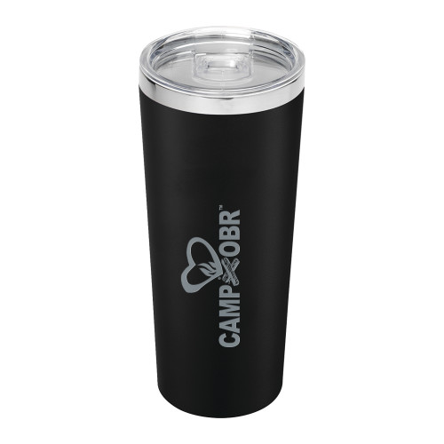  Thor Vacuum Insulated Black Tumbler 22oz - Camp OBREngraved