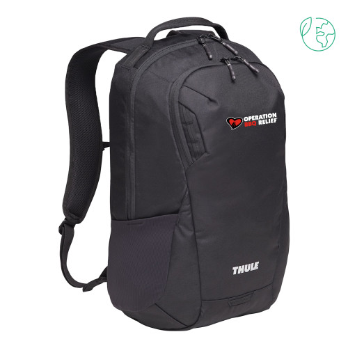  Thule Black Recycled Lumion 15 in. Computer Backpack - OBR Horizontal Secondary Mark