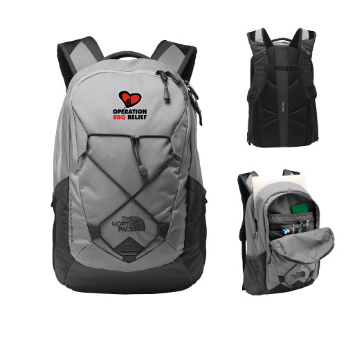  The North Face Mid Grey/Asphalt Grey Groundwork Backpack - OBR Vertical Primary Mark