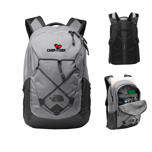  The North Face Mid Grey/Asphalt Grey Groundwork Backpack - OBR Vertical Primary Mark