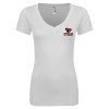 Thumbnail image for  Next Level Womens White Ideal V Tee
