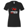 Thumbnail image for  Bella + Canvas Womens Black V Neck Cotton T Shirt