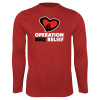 Thumbnail image for  Red Performance Long Sleeve Shirt