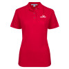 Thumbnail image for  Womens Silk Touch Red Pique Polo