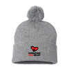 Thumbnail image for  Sportsman Heather Grey Pom Pom Cuffed Beanie
