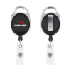 Thumbnail image for  Black Oval Retractable Badge Holder w/Clip