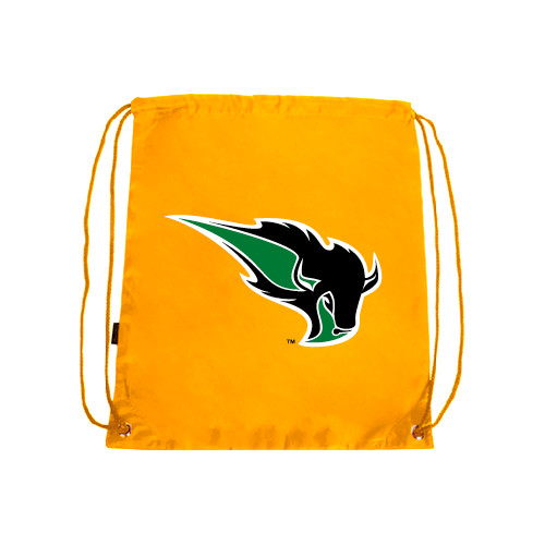  Gold Drawstring Backpack - Power Bison