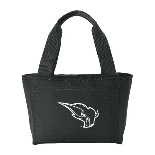 Insulated Black Lunch Tote - Power Bison