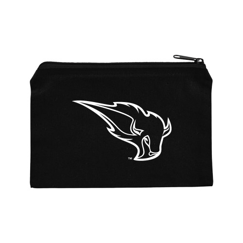  8oz. Black Cotton Travel Pouch - Power Bison