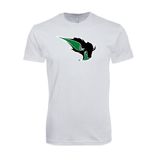  Next Level White SoftStyle T Shirt - Power Bison