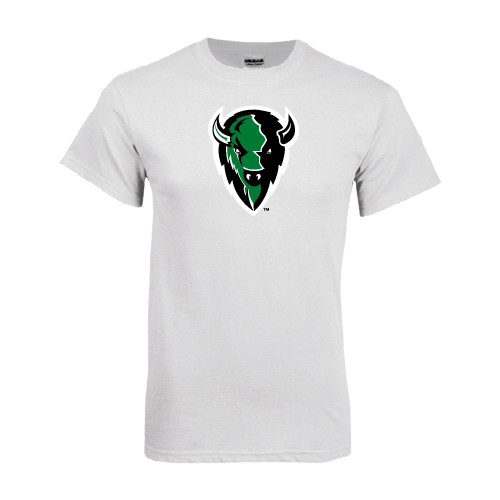  White T Shirt - Charging Bison