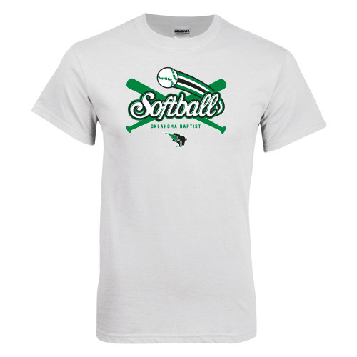  White T Shirt - Cheer Stacked
