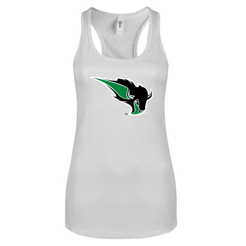  Next Level Racerback Tank White - Power Bison