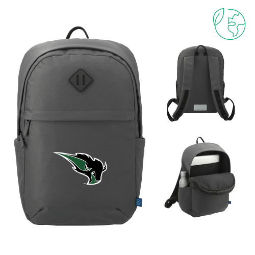  Repreve Charcoal Ocean Commuter Computer Backpack - Power Bison