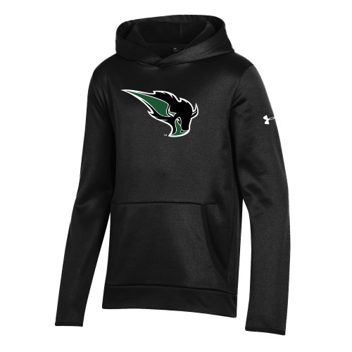  Under Armour Youth Black Fleece Hoodie - Power Bison
