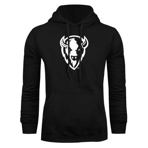  Black Fleece Hoodie - Charging Bison White