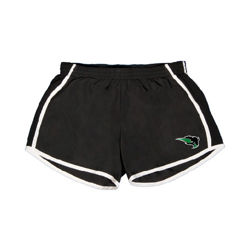  Womens Black/White Team Short - Power Bison