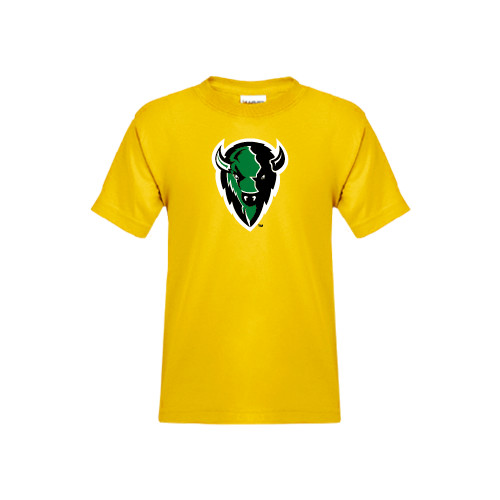  Youth Gold T-Shirt - Charging Bison