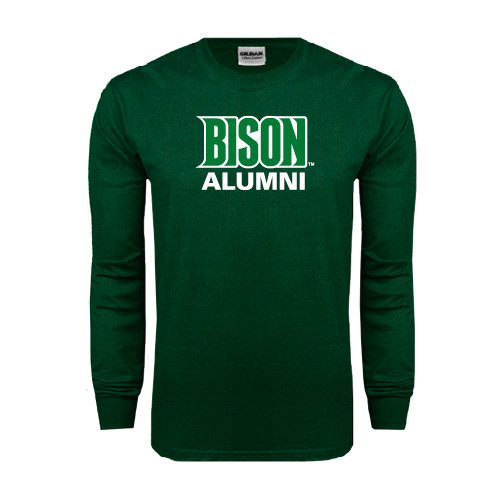  Dark Green Long Sleeve T Shirt - Alumni