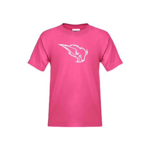  Youth Hot Pink T Shirt - Power Bison
