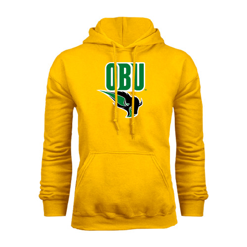  Gold Fleece Hoodie - Stacked Logo