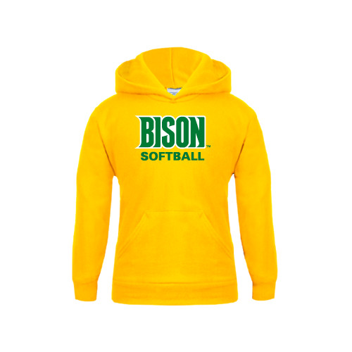  Youth Gold Fleece Hoodie - Softball