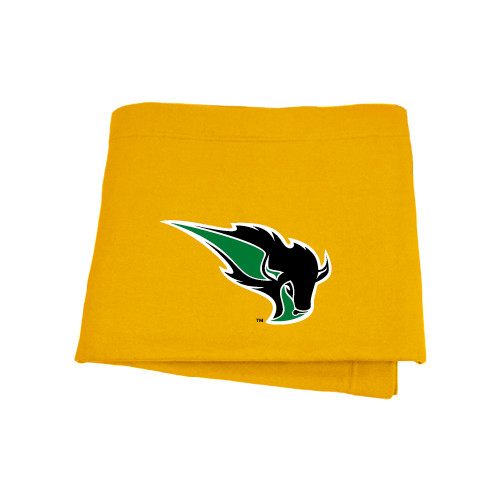  Gold Sweatshirt Blanket - Power Bison