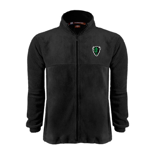  Black Fleece Full Zip Jacket - Charging Bison